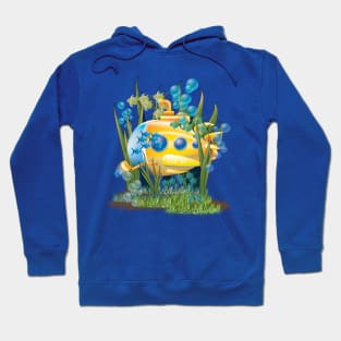 CS Cartoon Machines Submarine And Aquascape V 1.1. Hoodie